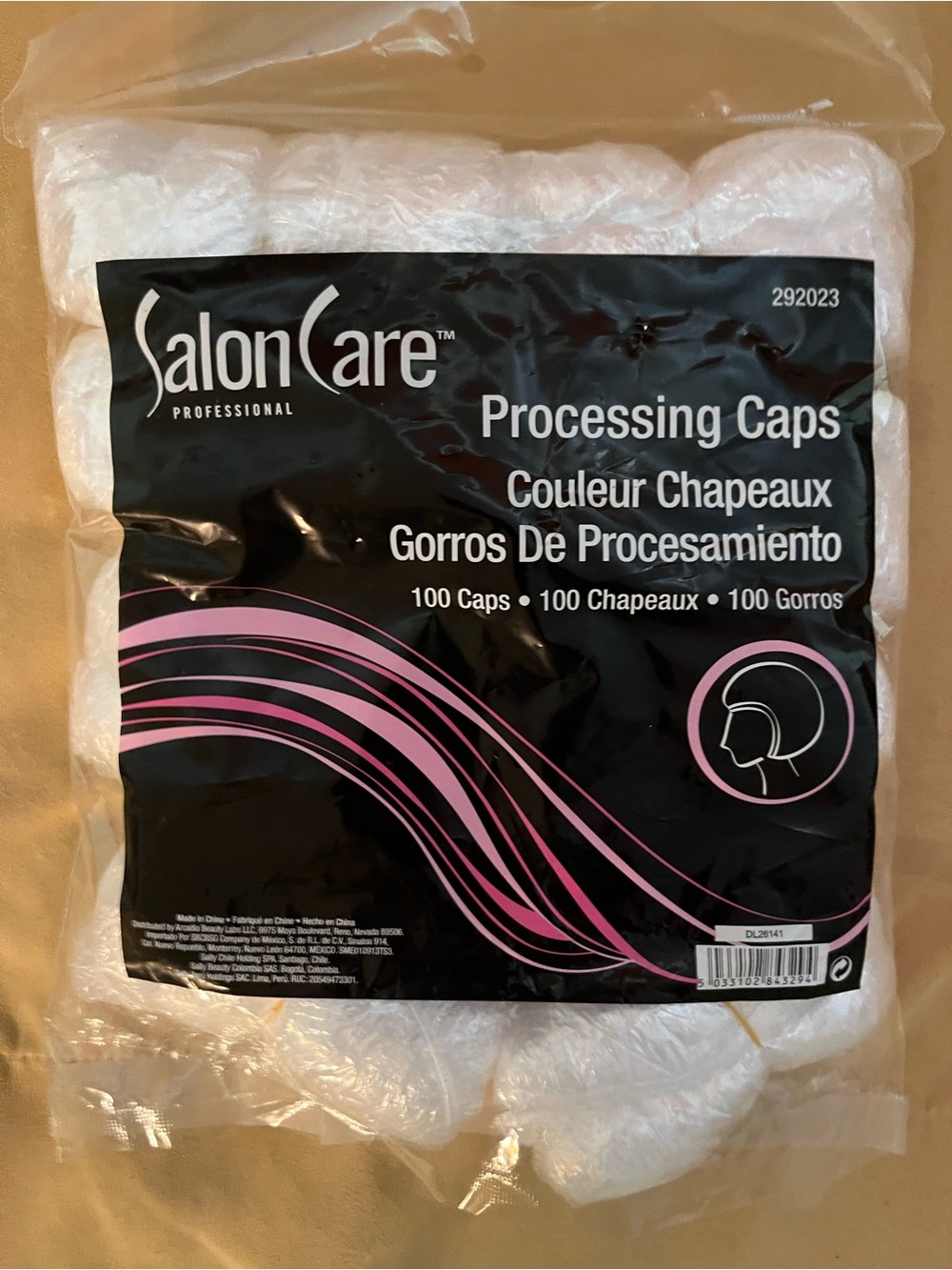 Salon Care Processing Caps 80 Count
